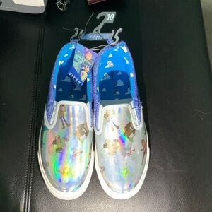 Disney Pixar character Slip-On Sneakers! Woody, Wall-E! size 10